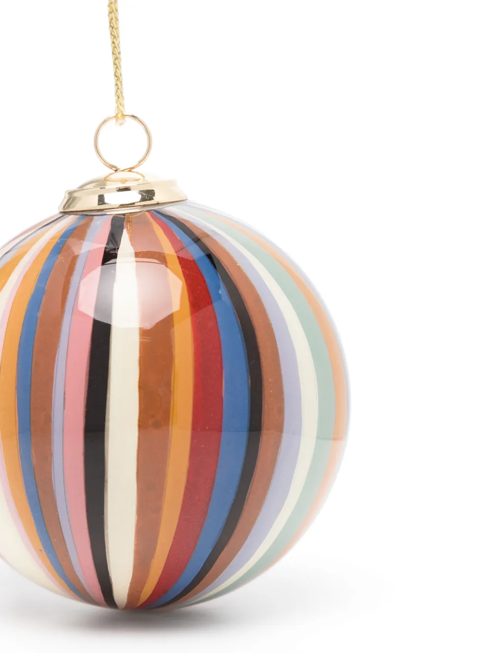  Paul Smith Signature Stripe Glass Bauble - Multicolour 