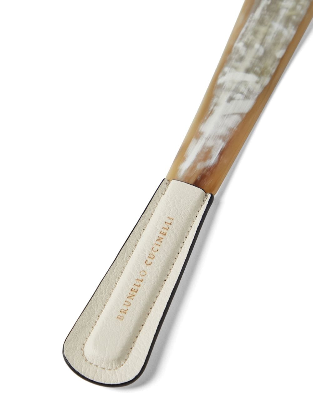 Brunello Cucinelli logo-stamp shoe horn Neutrals