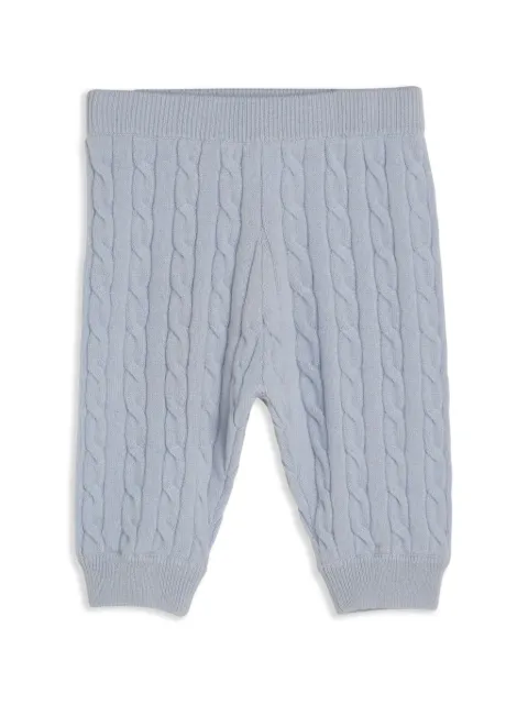 Brunello Cucinelli Kids Bernie Kaschmirhose mit Zopfmuster