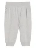 Brunello Cucinelli Kids Bernie-intarsia cotton trousers - Grey