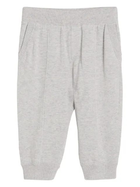 Brunello Cucinelli Kids Bernie-intarsia cotton trousers