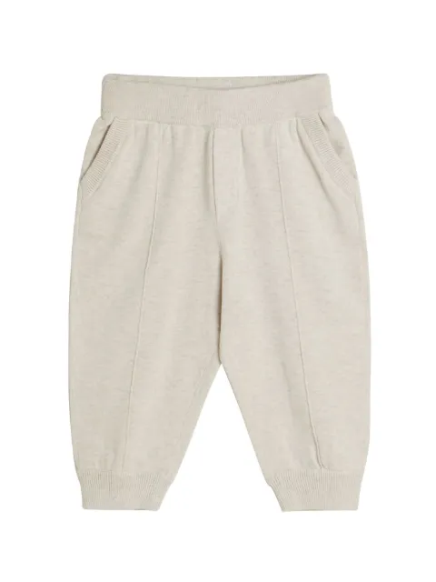 Brunello Cucinelli Kids pantalones con motivo Bernie en intarsia