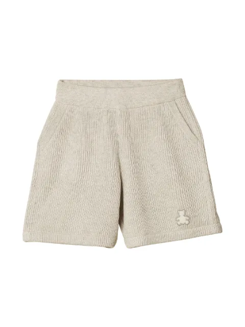 Brunello Cucinelli Kids ribbed-knit cotton shorts