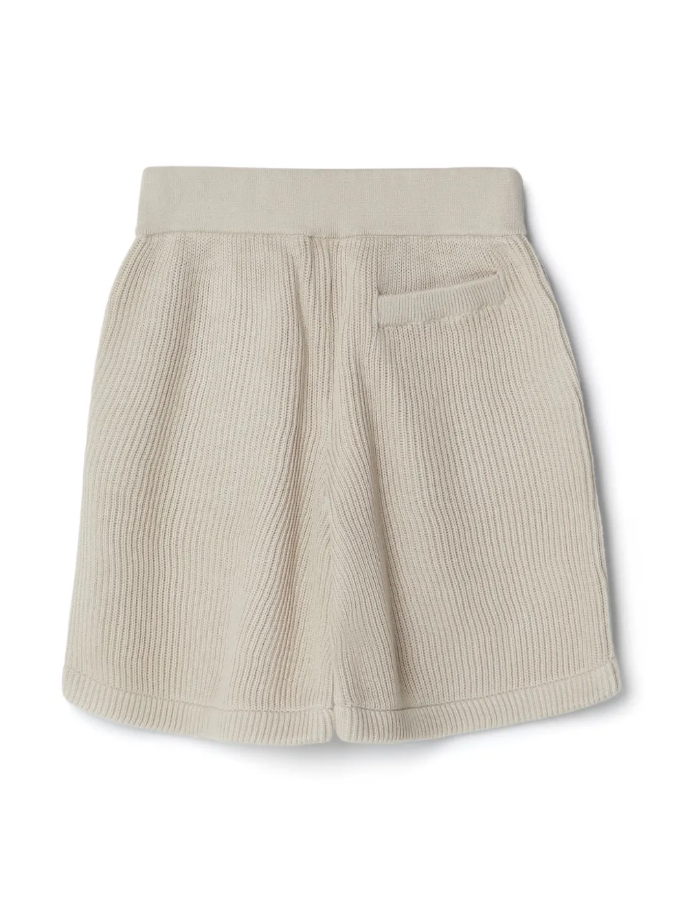 Brunello Cucinelli Kids Ribgebreide sokken - Beige