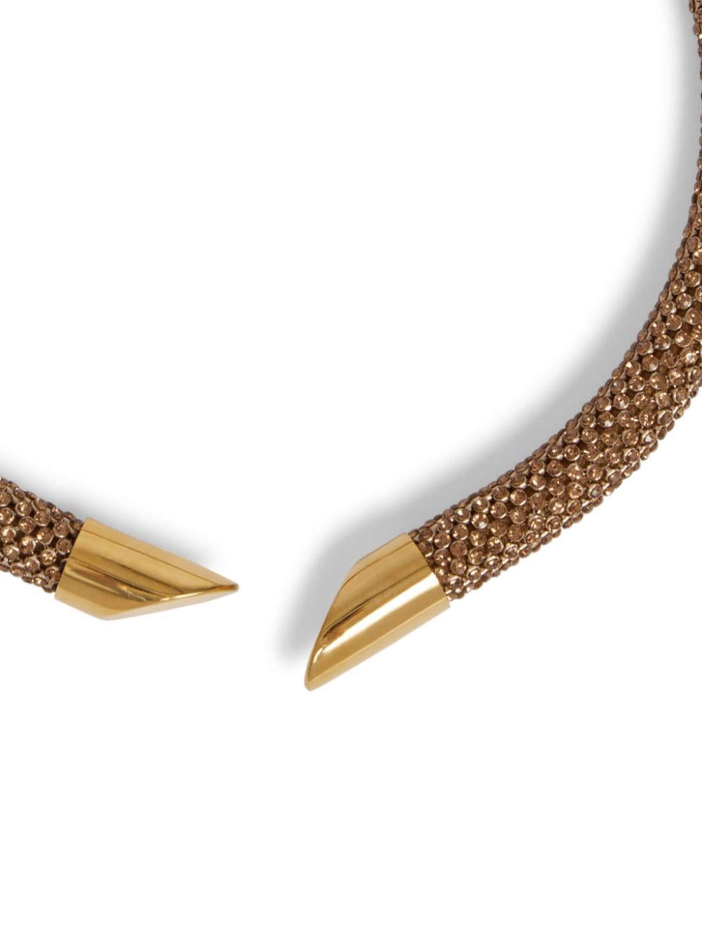 Shop Rabanne Gold Pixel Chainmail Necklace