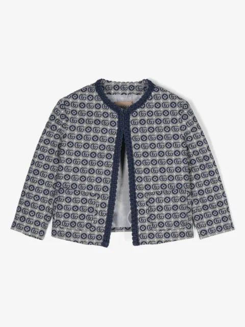 Gucci Kids chamarra con monograma