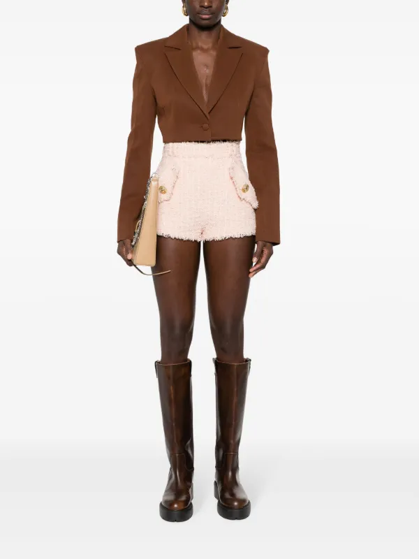 Balmain ツイード ショートパンツ | ニュートラル | FARFETCH JP