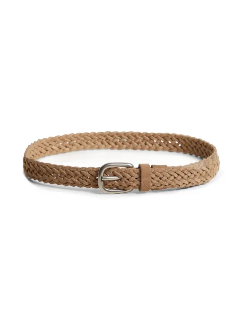 Brunello Cucinelli Kids braided suede belt