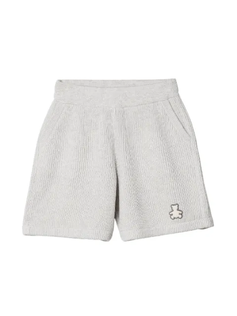 Brunello Cucinelli Kids ribbed-knit cotton shorts