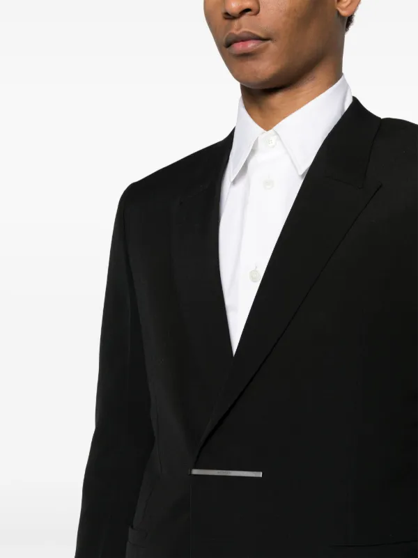 Givenchy ロゴプレート ジャケット | ブラック | FARFETCH JP