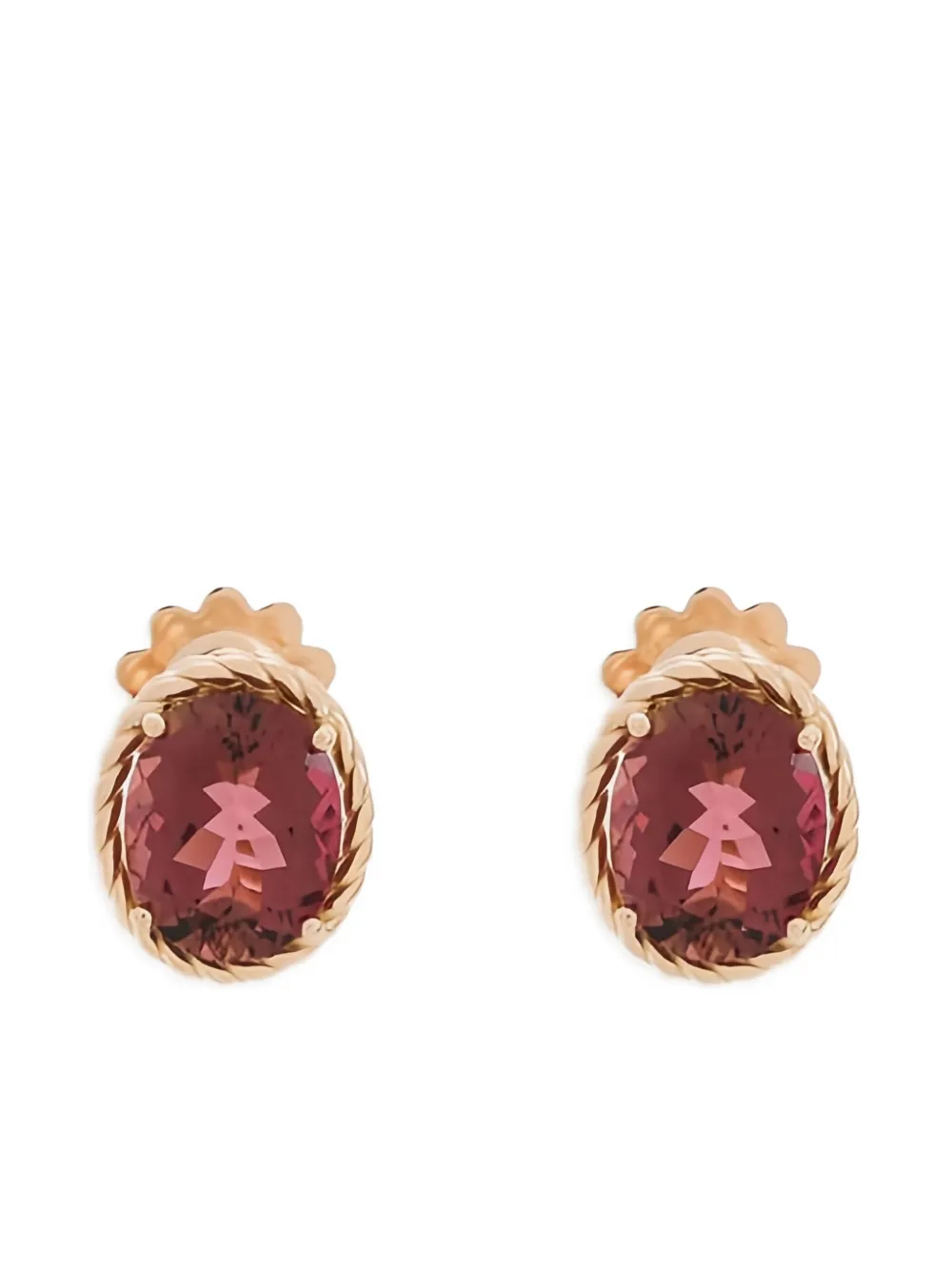 Dolce & Gabbana 18K red gold Anna tourmaline earrings - Rosso