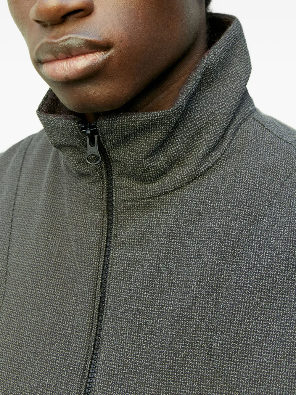 GR10K zip-fastening gilet Grijs