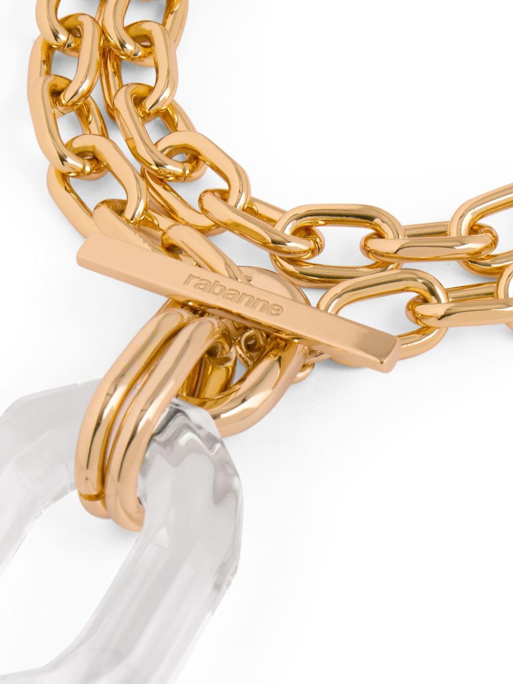 Shop Rabanne Gold Xl Cable-link Necklace
