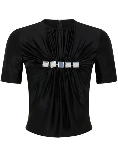 Rabanne top con efecto drapeado