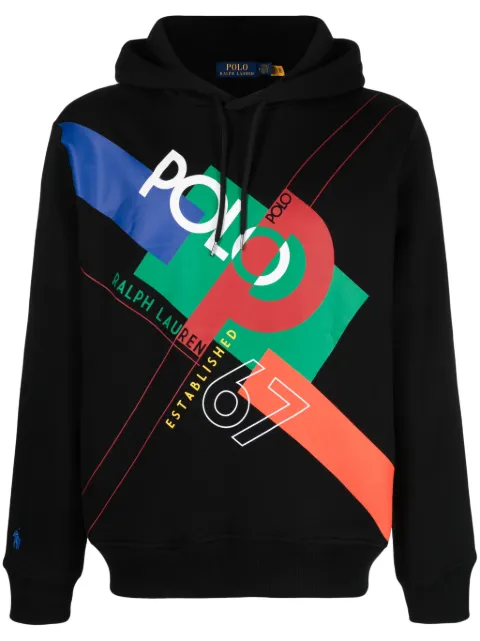Polo Ralph Lauren hoodie con estampado gráfico