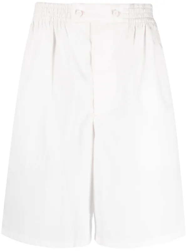 Prada elasticated-waistband Cotton Shorts - Farfetch