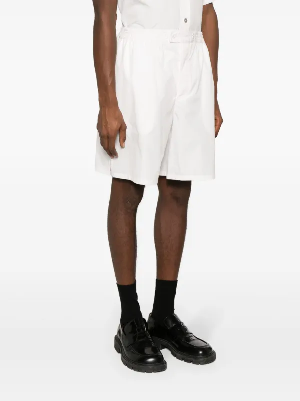 Prada elasticated-waistband Cotton Shorts - Farfetch