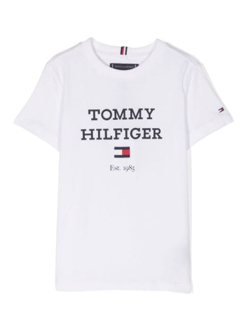 Tommy Hilfiger Junior logo-print cotton T-shirt