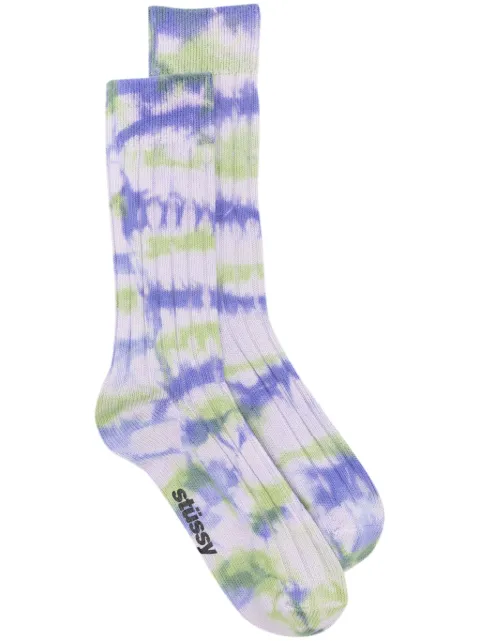 Stüssy tie-dye ankle socks