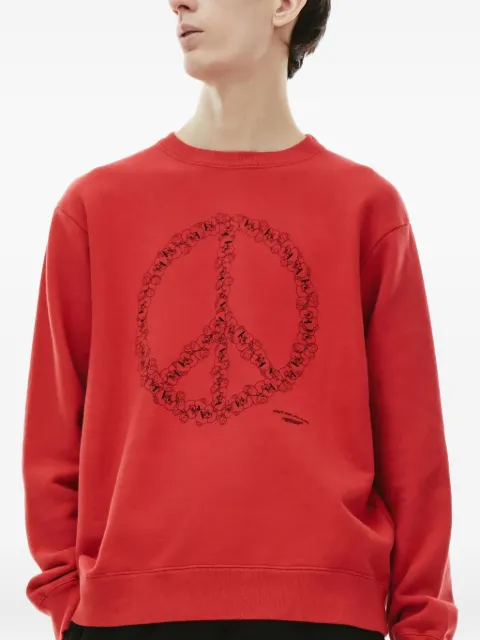 Undercover peace-sign motif sweatshirt