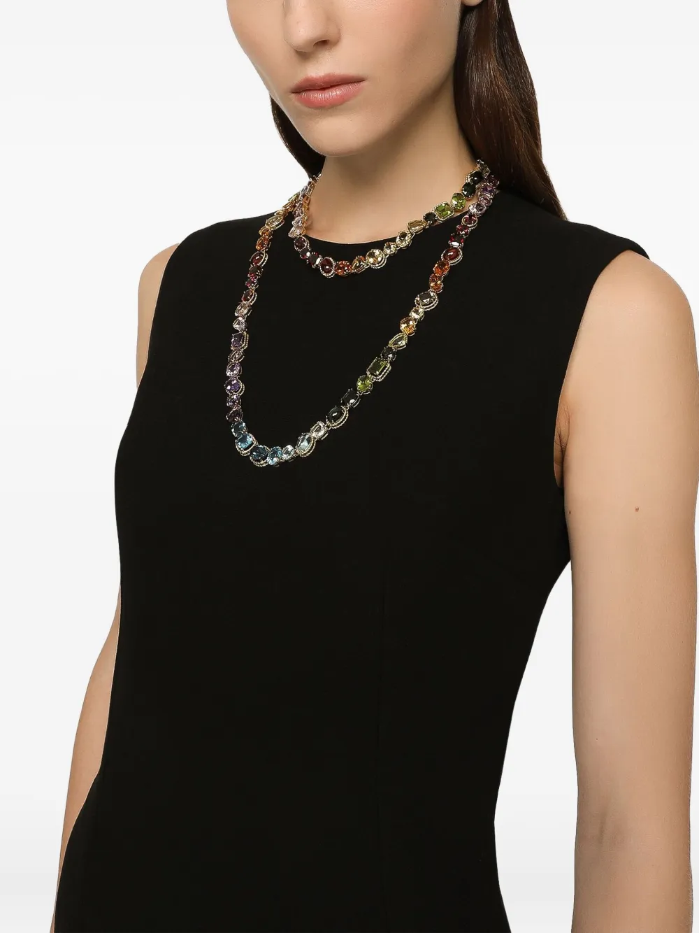 Dolce & Gabbana 18K yellow gold Rainbow necklace - Mehrfarbig
