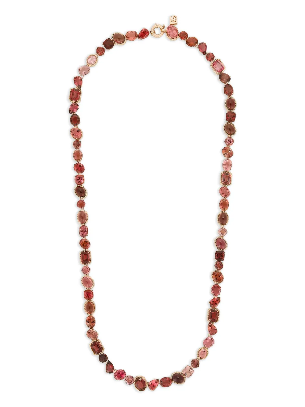 Dolce & Gabbana 18K red gold Anna tourmaline necklace - レッド Dolce & Gabbana 18K red gold Anna tourmaline necklace - レッド