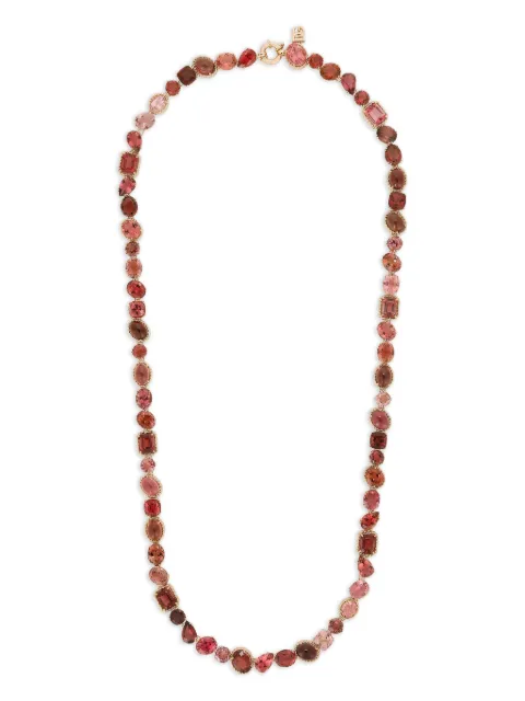 Dolce & Gabbana rainbow sautoir in 18-karat red gold and pink tourmalines