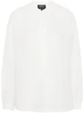 A.P.C. plaid-check cotton blouse - White