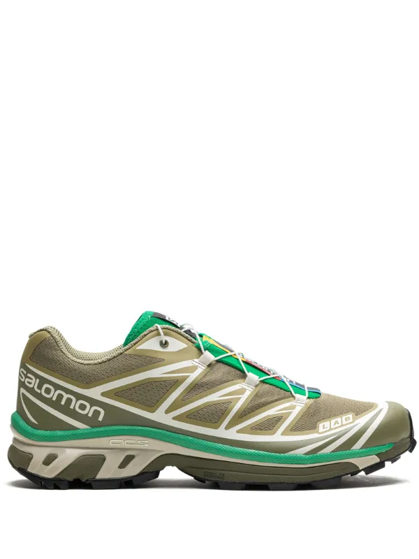 Salomon XT-6 パネル スニーカー | グリーン | FARFETCH JP Salomon XT-6 パネル スニーカー | グリーン | FARFETCH JP