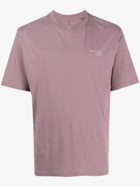 rag & bone 425 logo-print cotton T-shirt