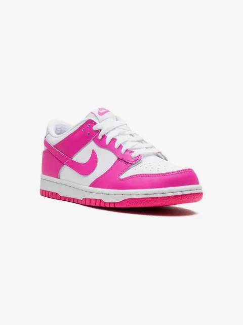 Nike Kids Dunk Low "Laser Fuchsia" sneakers