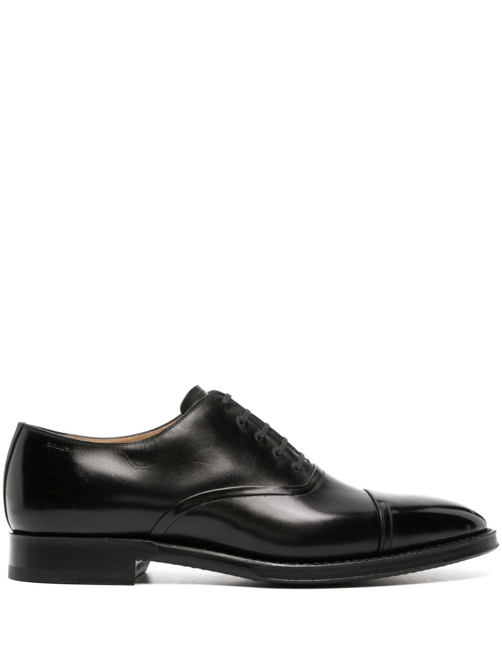 Bally Selby Leather Oxford Shoes In Black