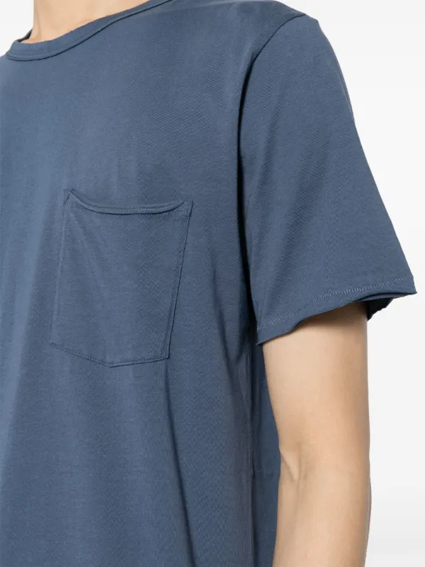 Rag & Bone Miles Cotton T-shirt | Blue | FARFETCH AZ