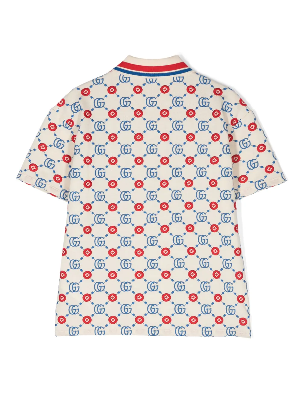 Image 2 of Gucci Kids Double G 刺绣polo衫