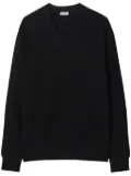 Burberry seam-detail wool cardigan - Black