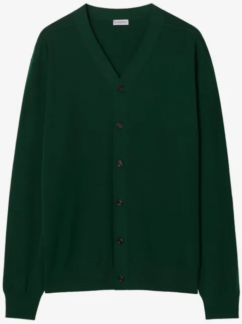 Burberry fine-knit wool cardigan