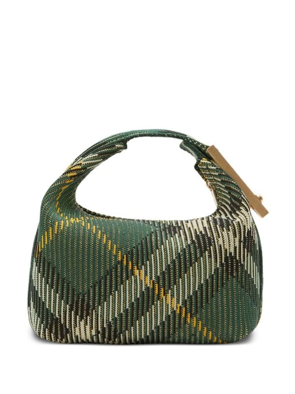 Burberry Medium Peg check-pattern Shoulder Bag - Farfetch