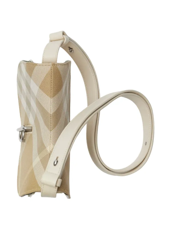 Burberry Rocking Horse check-pattern Crossbody Bag | Brown