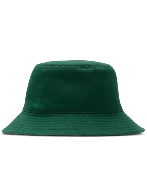 Burberry check-pattern reversible bucket hat Men