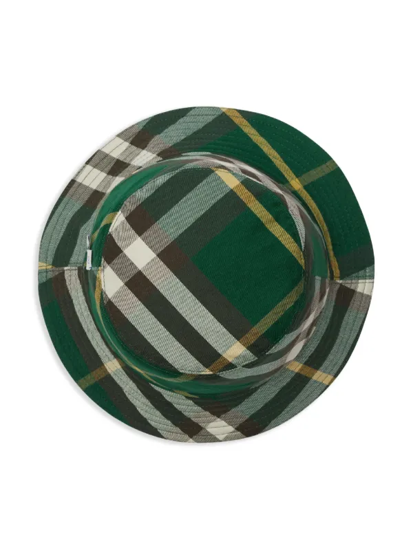 【送料&関税込】Burberry Bucket Hat With Check Pattern Burberry Checked Bucket Hat | Neutrals | FARFETCH PL