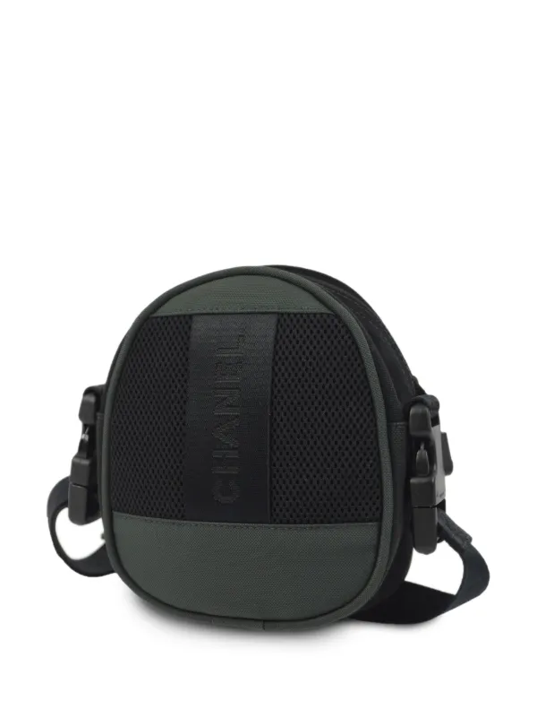 CHANEL Pre-Owned 2003 Sports Line Shoulder Bag Black