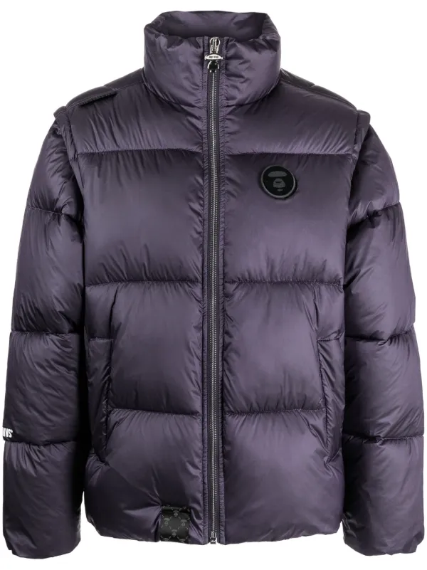 Bathing ape shop puffer jacket