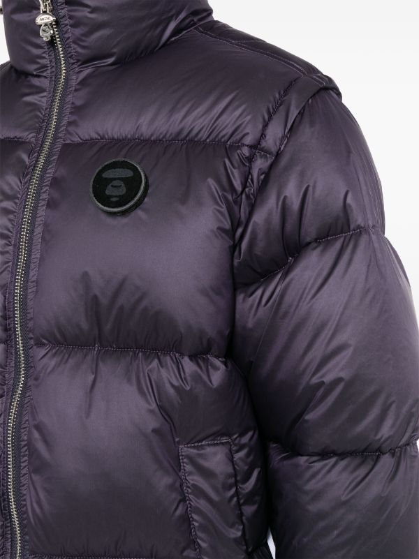 Bathing ape puffer sales jacket