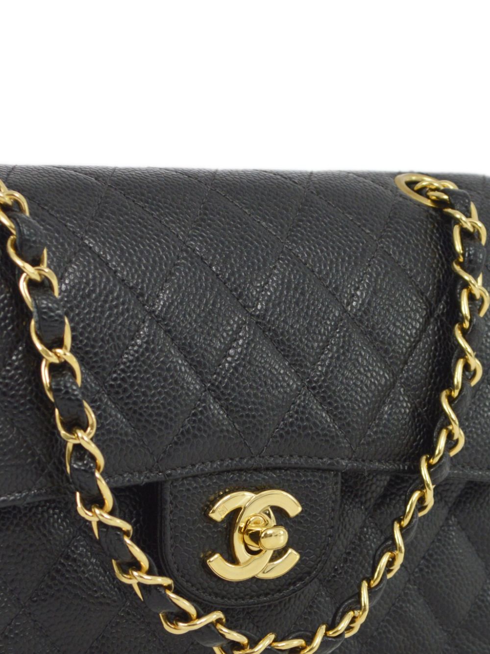 Affordable HOT SALE CHANEL 2002 small Double Flap shoulder bag Women