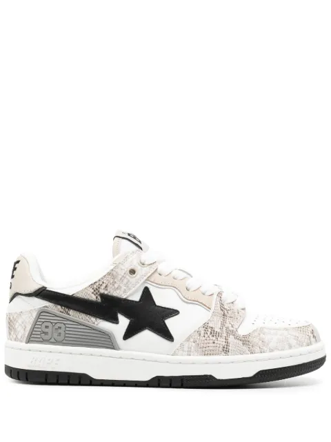 A BATHING APE® سنيكر بأجزاء مخيوطة SK8 STA