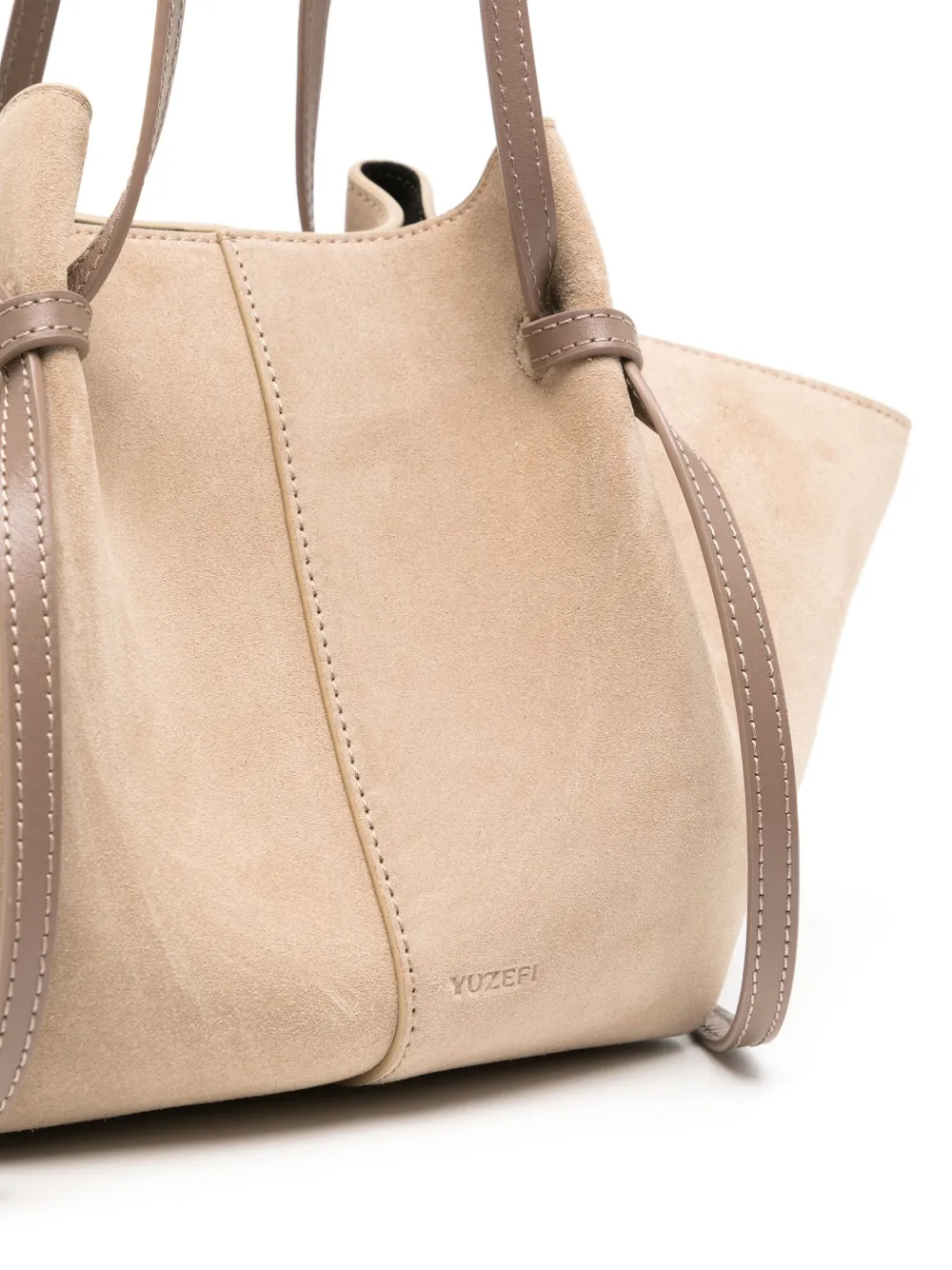 Yuzefi Mochi suède shopper Bruin