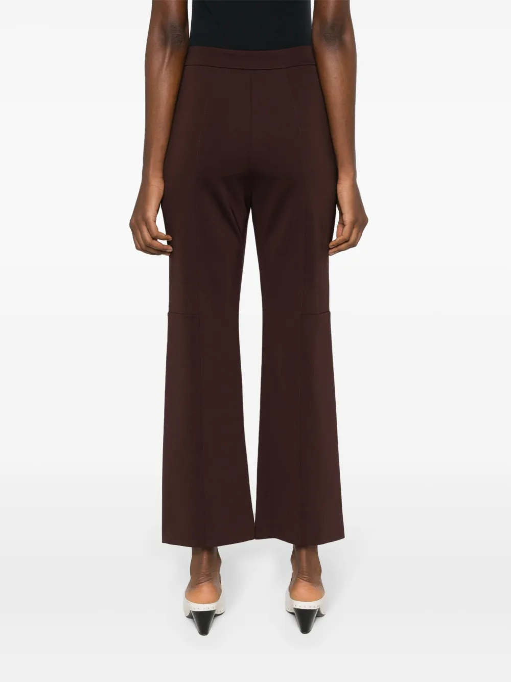 Max Mara Leisure High waist straight broek Rood