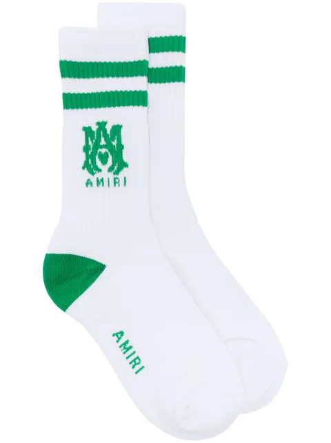 AMIRI MA striped cotton socks
