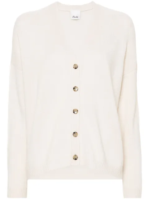 Allude fine-knit cashmere cardigan