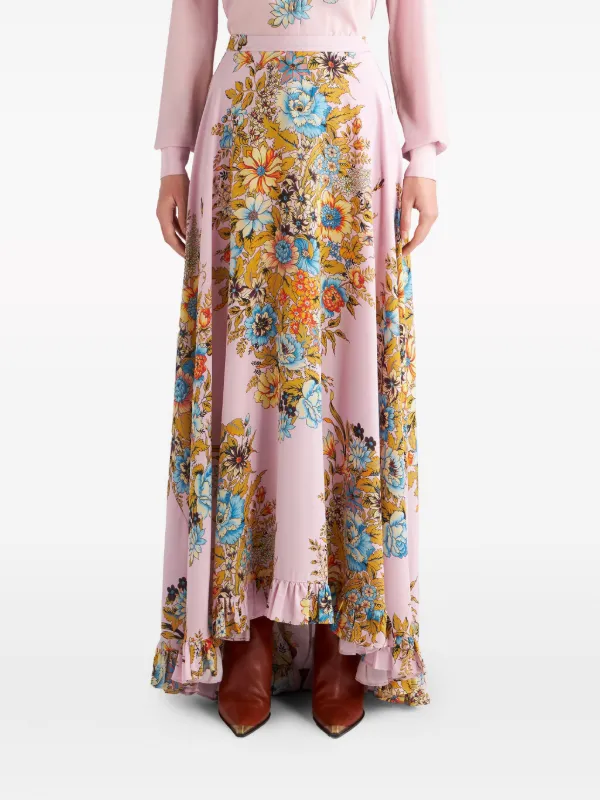 スカート ETRO SKIRTS AUBERGINE MIX Basque Recycled Poly A Line Pu Skirt in Aubergine | MYER